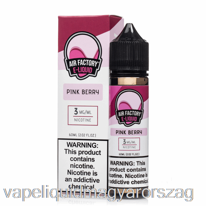 Rózsaszín Bogyó - Levegőgyár - 60ml 3mg Vape Folyadék
